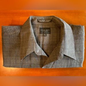 VTG After Dark by Falcon Bay Multi Color Check Long Sleeve Shirt Size 2XLT 18